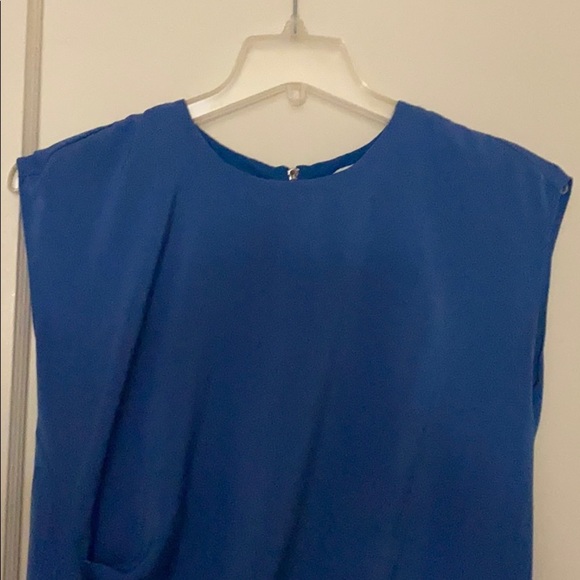 DKNYC blue blouse with zipper size: S - Picture 2 of 8